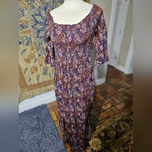 Xhiliration Floral Dress Medium